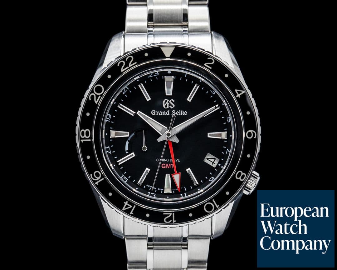 Image of Grand Seiko SBGE201G Sport Collection Spring Drive GMT SS Black Dial
