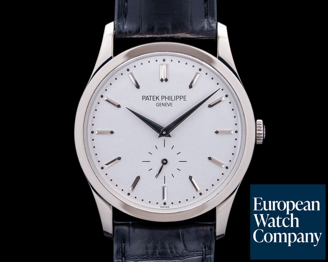 Image of Patek Philippe 5196G-001 Calatrava White Gold Silver Dial