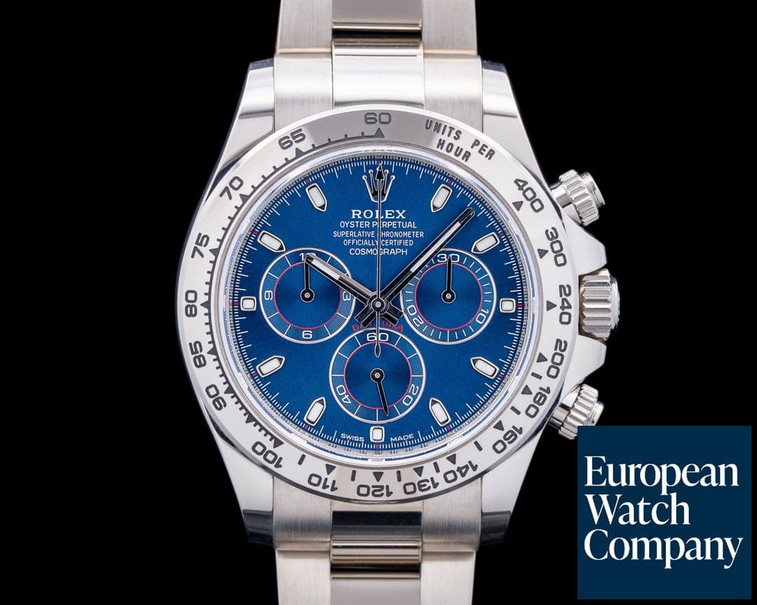 Image of Rolex 116509 Daytona 18K White Gold Blue Dial