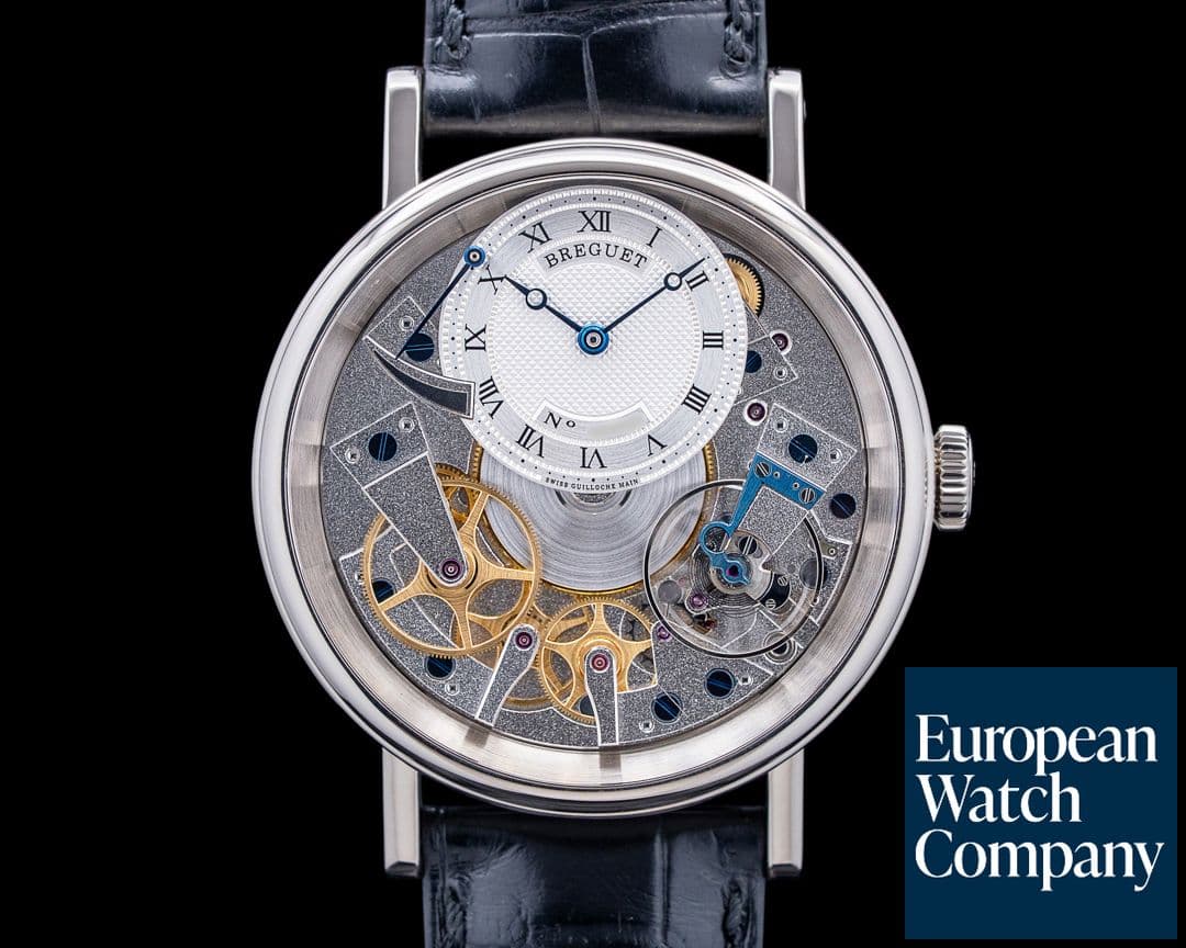 Image of Breguet 7057 Tradition 18K White Gold Silver Dial