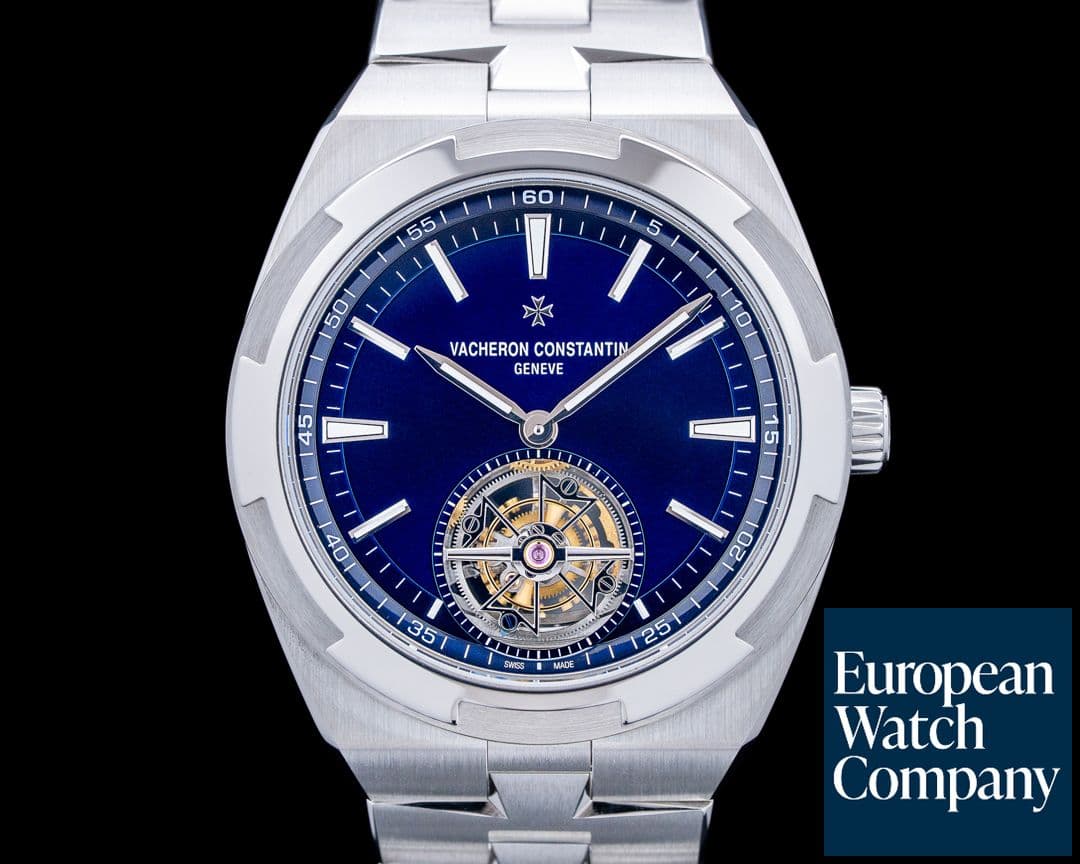 Image of Vacheron Constantin 6000V Overseas Tourbillon SS Blue Dial 2025