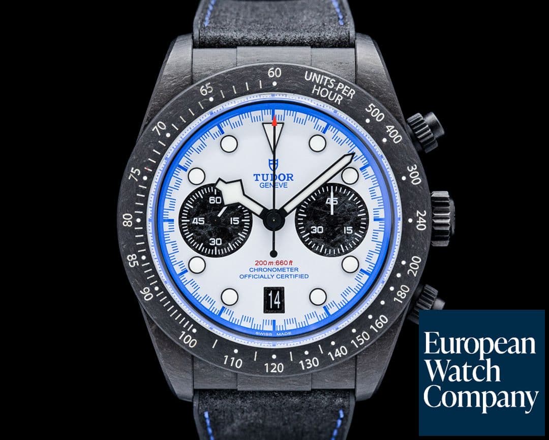 Image of Tudor 79377KN Black Bay Chrono "Carbon 25" White Dial 2025 LIMITED