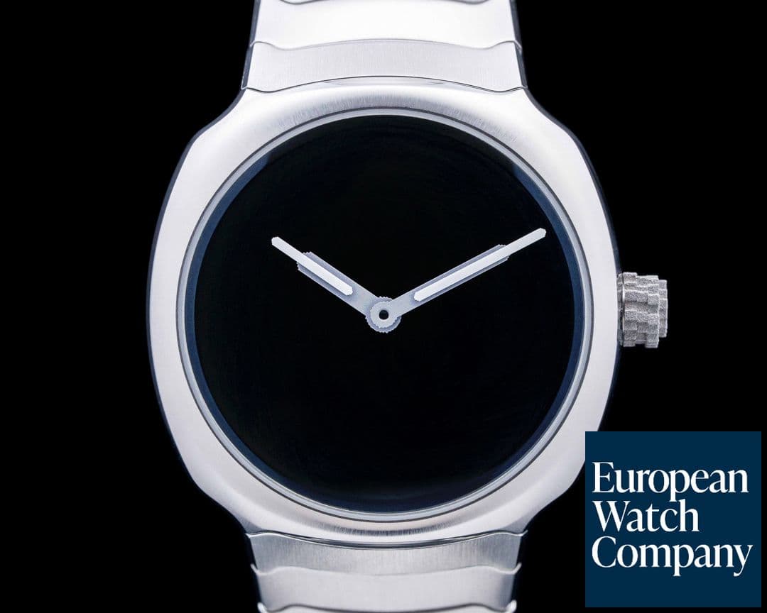 Image of H. Moser & Cie. 6203-1201 Streamliner Genesis 2 SS Vanta Black Dial 2026 LIMITED