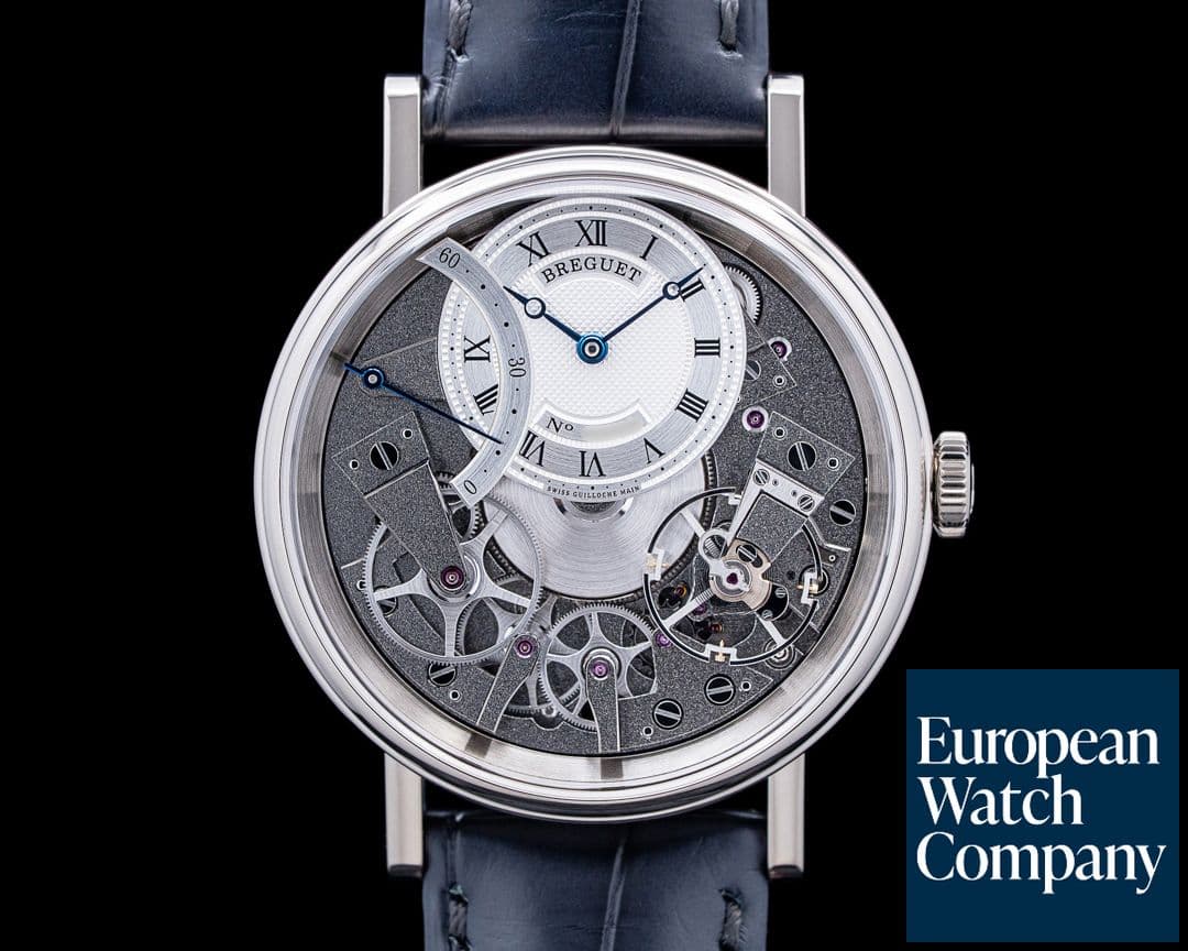 Image of Breguet 7097BB Tradition Seconde Retrograde 18K White Gold Skeleton Dial