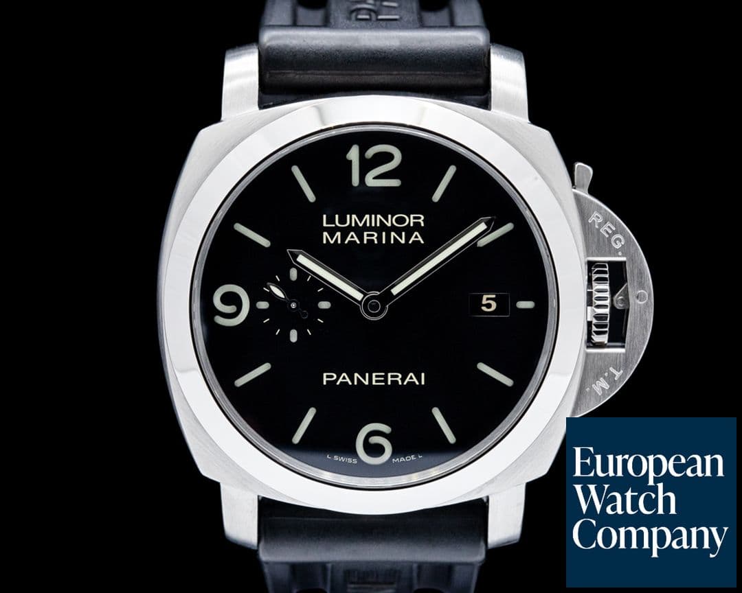 Image of Panerai PAM00312 Luminor Marina 1950 3 Days Automatic SS Black Dial