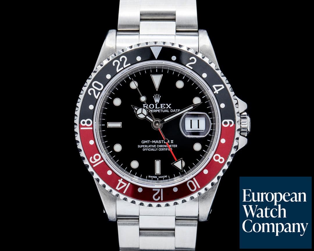 Image of Rolex 16710A GMT-Master II "Coke" SS Black Dial Circa. 1997
