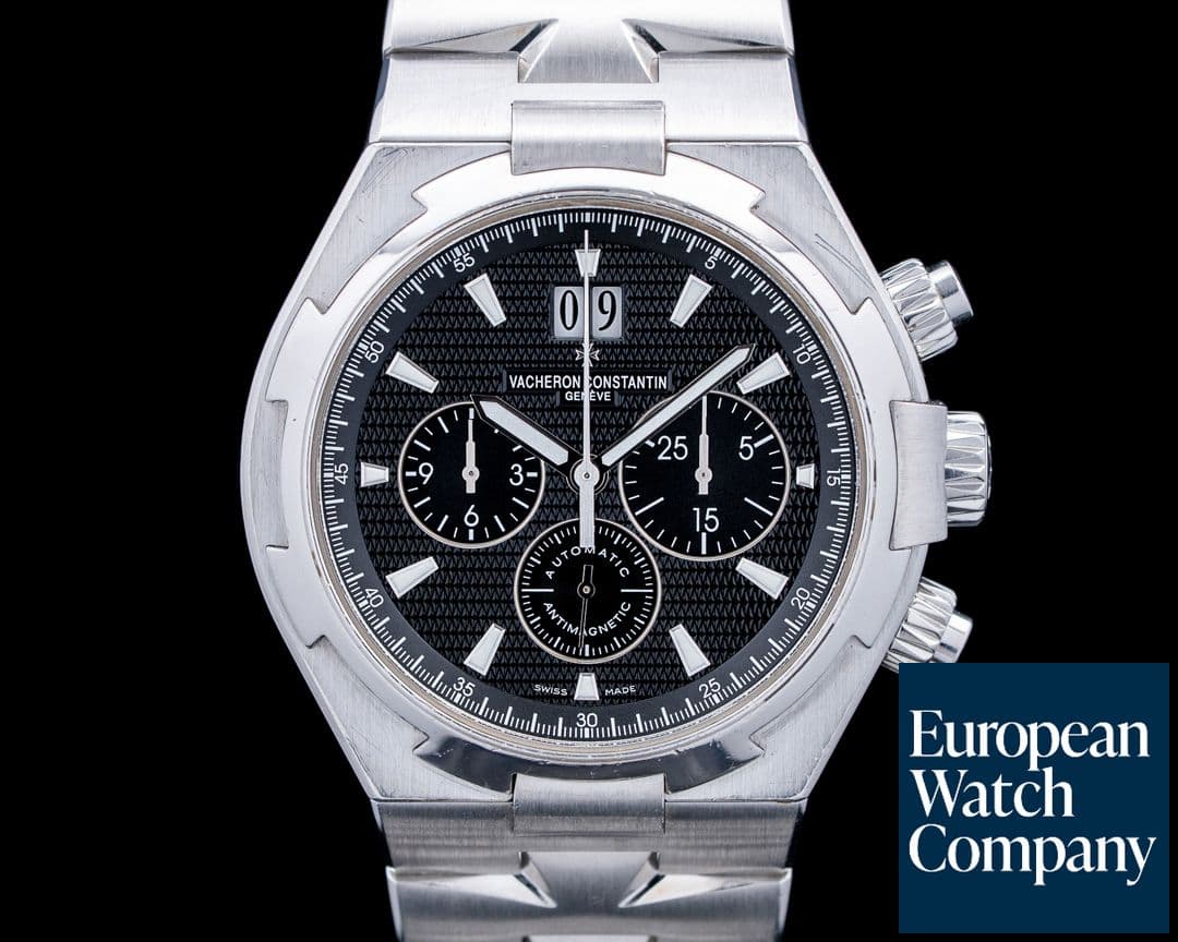 Image of Vacheron Constantin 49150 Overseas Chronograph SS Black Dial