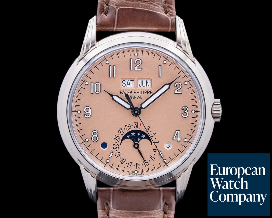 Image of Patek Philippe 5320G Grand Complications Perpetual Calendar 18K WG Salmon Dial
