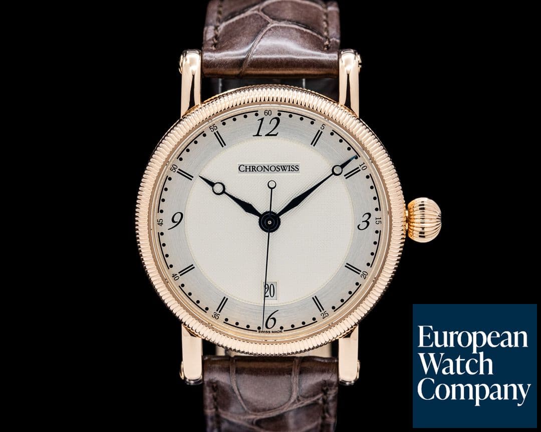 Image of Chronoswiss CH-2841R Sirius Kairos 40 18K Rose Gold Silver Dial