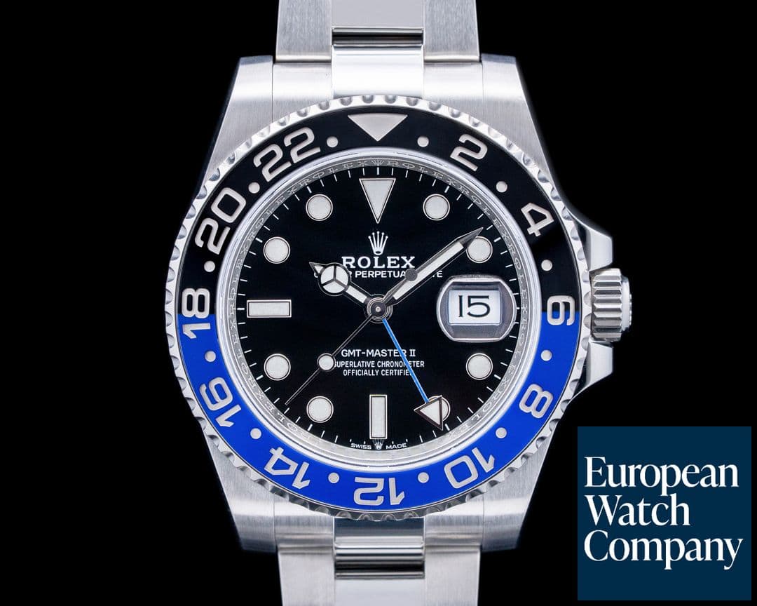 Image of Rolex 126710BLNR GMT-Master II "Batman" SS Black Dial