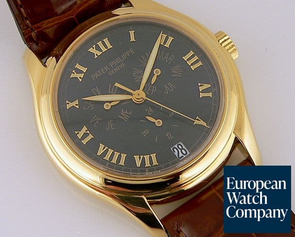 Image of Patek Philippe 5035 YG Black Dial Italian