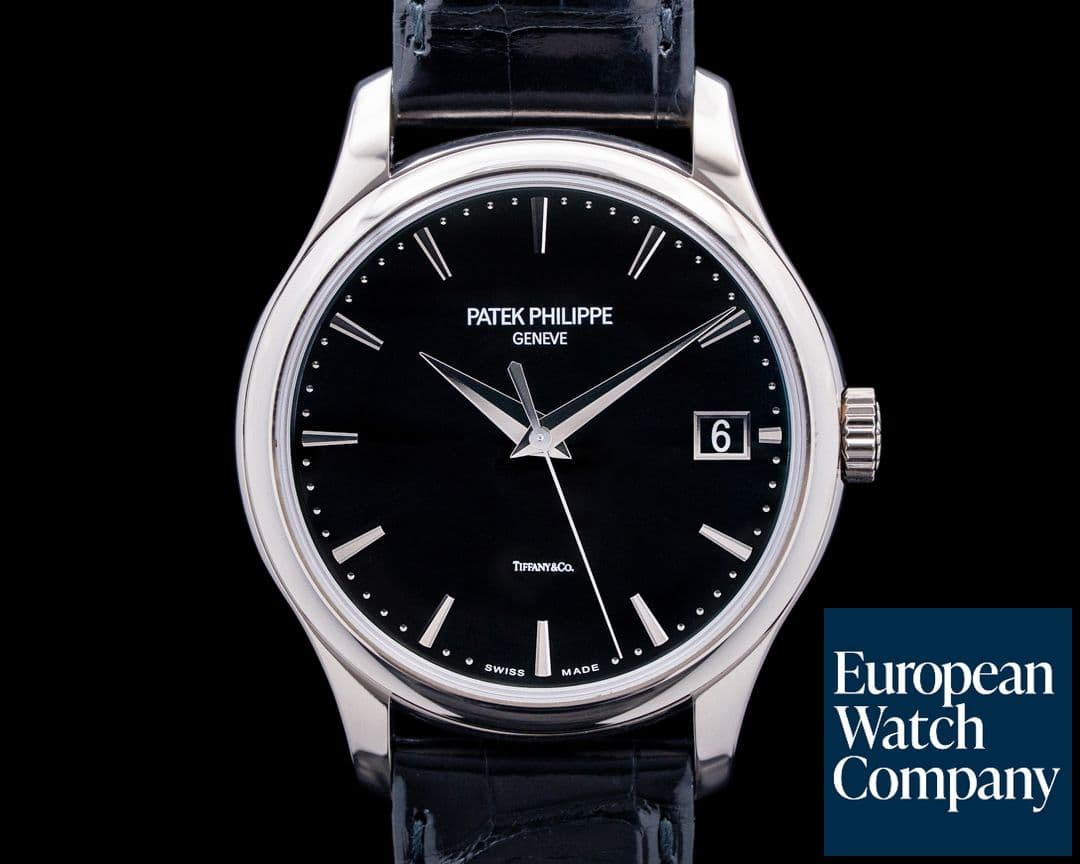 Image of Patek Philippe 5227G Calatrava "TIFFANY & CO." 18K White Gold Black Dial