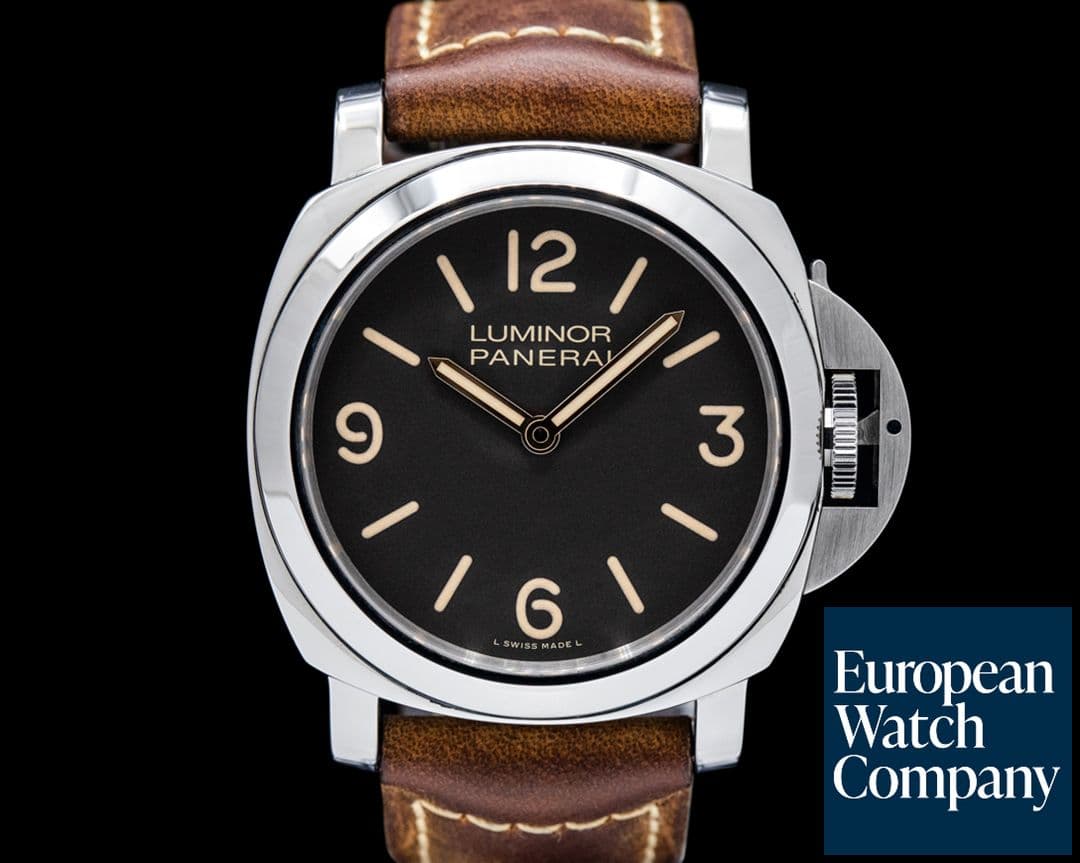 Image of Panerai PAM00390 Luminor Base 44 SS Brown Dial LIMITED