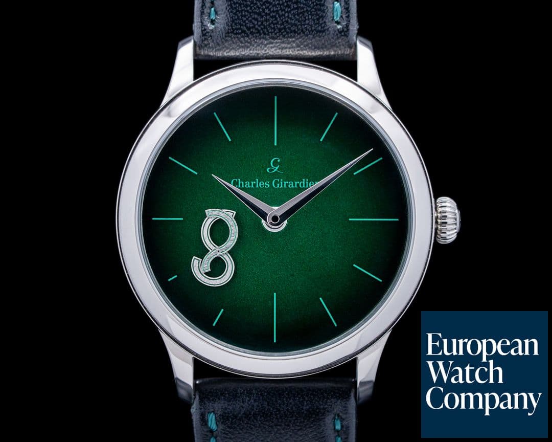 Image of Charles Girardier Magic 8 Titanium Emerald Green Dial 2026