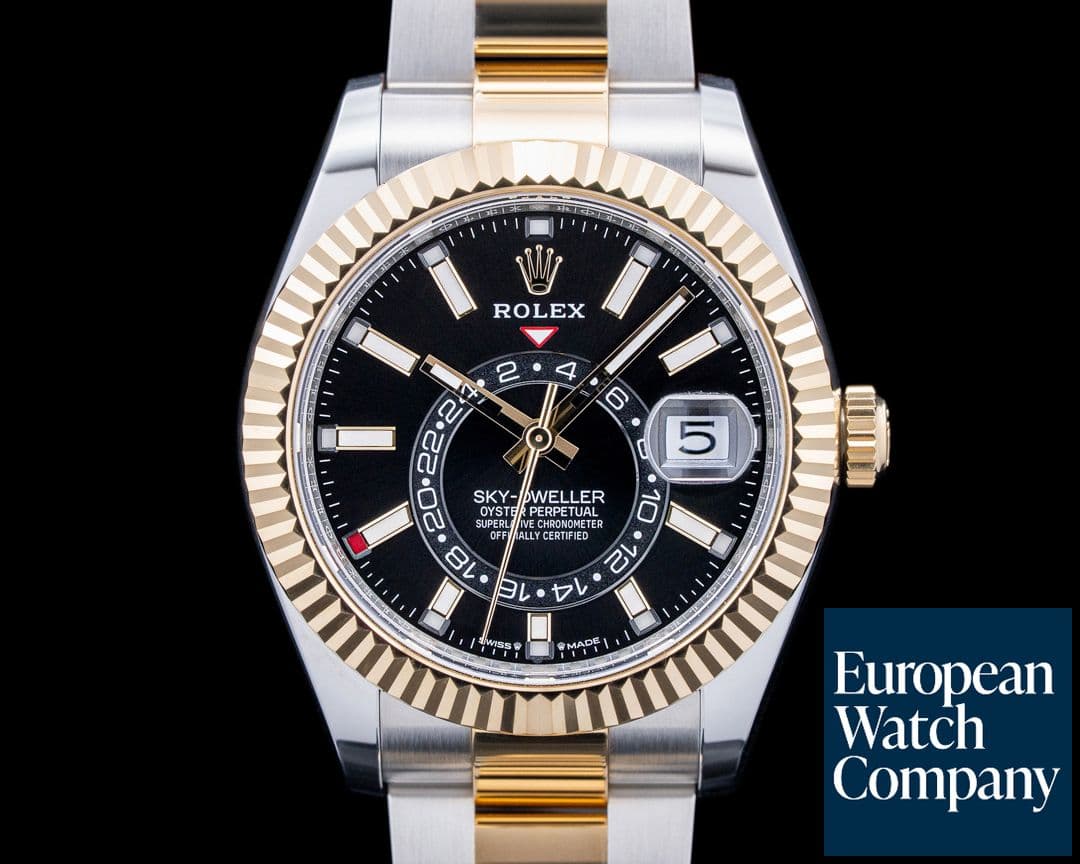 Image of Rolex 336933 Sky-Dweller SS / 18K YG SS Black Dial 2025