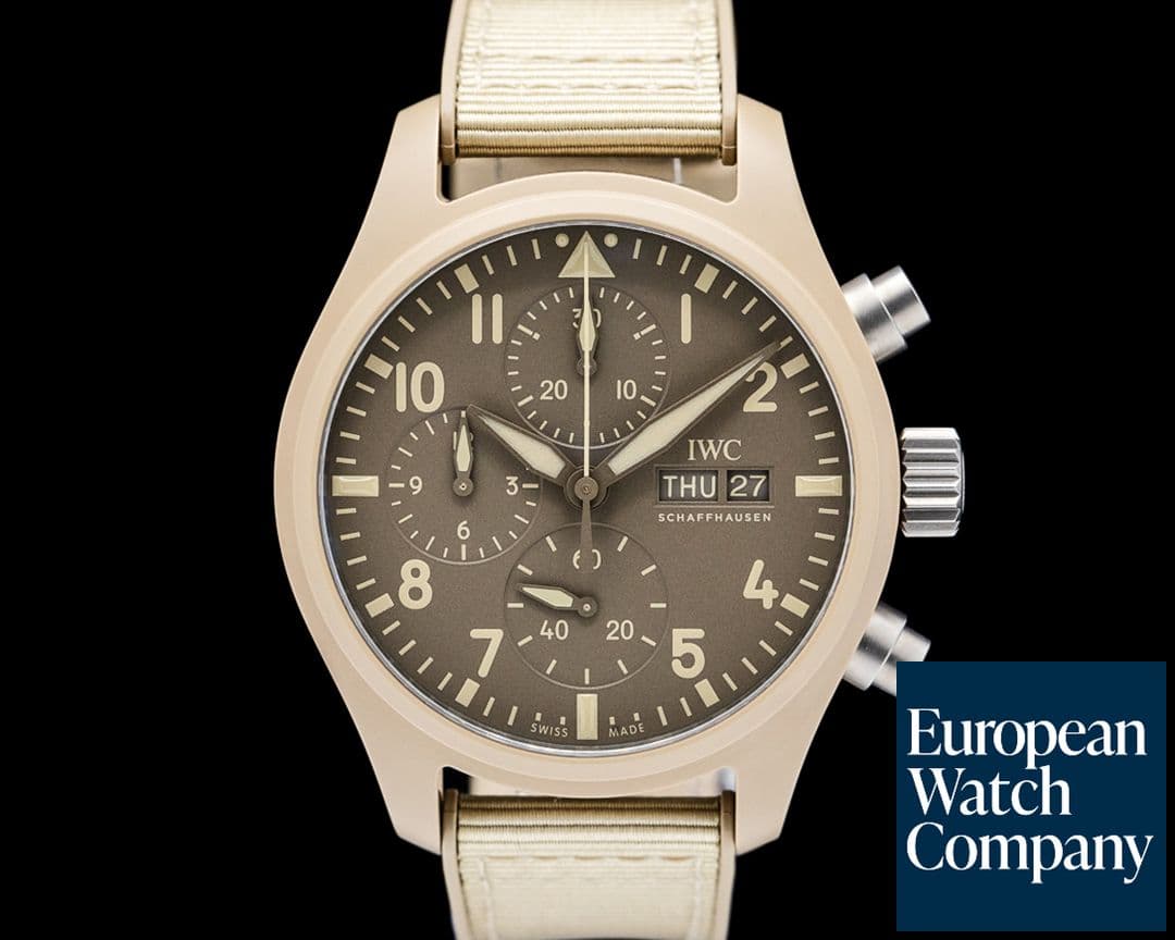 Image of IWC IW389402 Pilot's Watch Chronograph 41 TOP GUN Mojave Desert Brown Dial