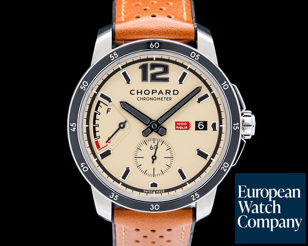 Image of Chopard 168638 Mille Miglia Safari GMT x BMC SS Beige Dial 2026 LIMITED