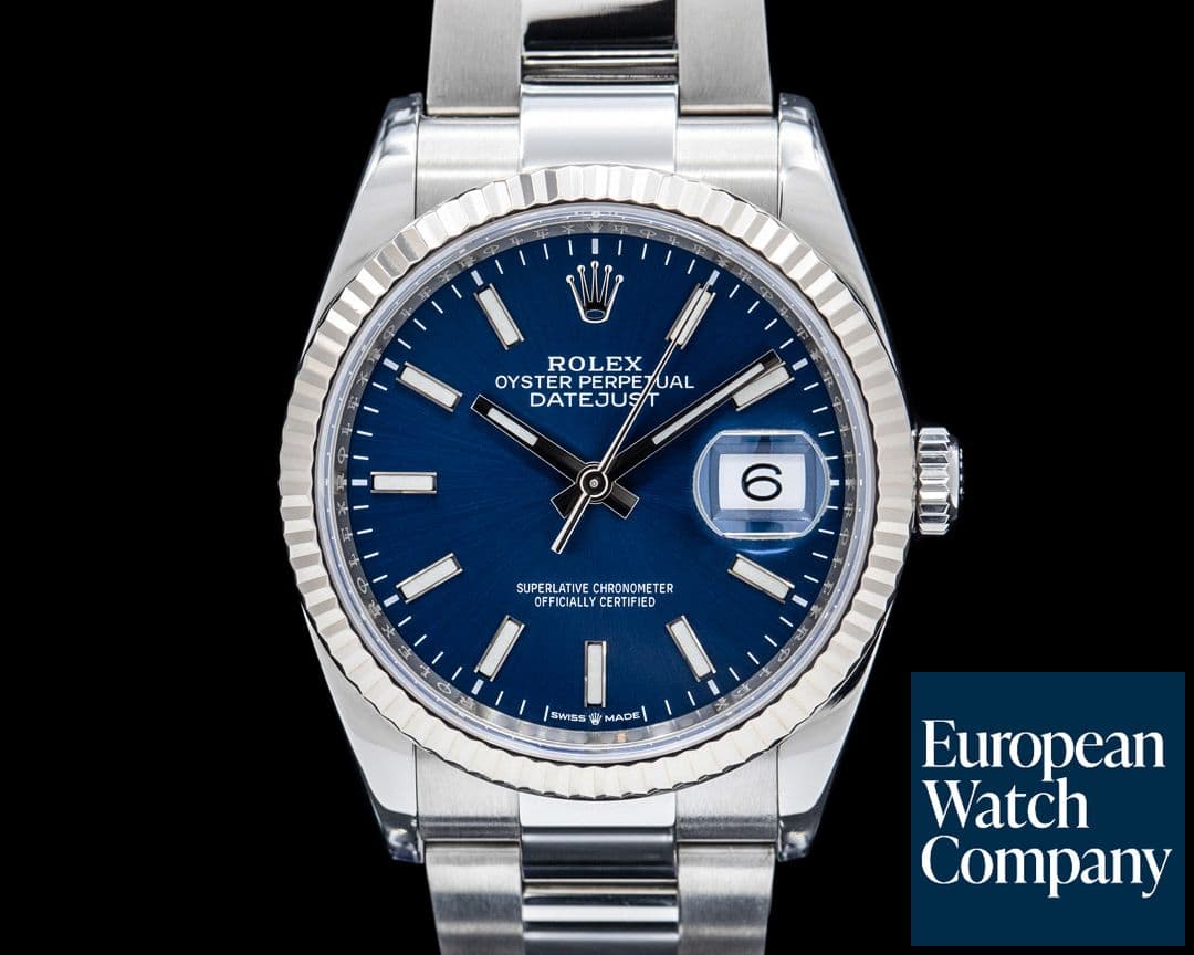 Image of Rolex 126234 Datejust 36 SS Blue Dial