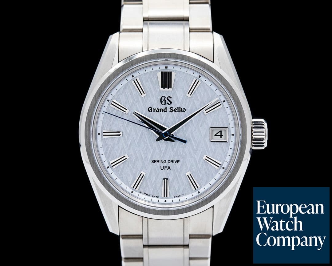 Image of Grand Seiko SLGB003 Evolution Titanium Ice Forest Silver Blue Dial 2025