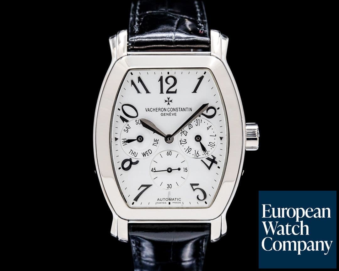 Image of Vacheron Constantin 42008 Royal Eagle Day Date 18K White Gold Silver Dial