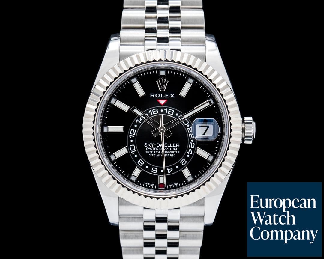 Image of Rolex 326934 Sky-Dweller SS Black Dial