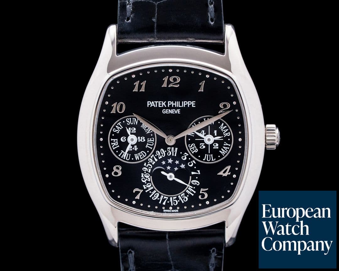 Image of Patek Philippe 5940G-010 Perpetual Calendar 18K White Gold Black Dial