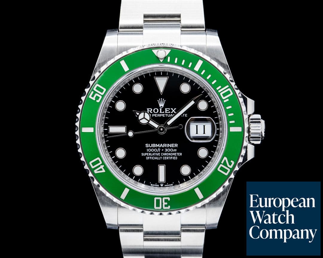 Image of Rolex 126610LV Submariner Date "Starbucks" SS Black Dial