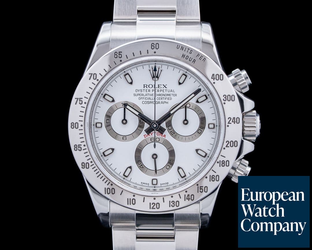 Image of Rolex 116520 Daytona SS White Dial