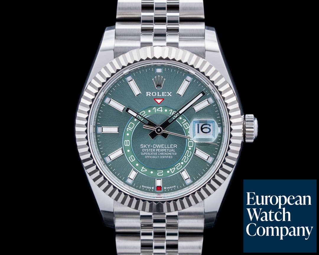 Image of Rolex 336934 Sky-Dweller Jubilee SS Green Dial 2026