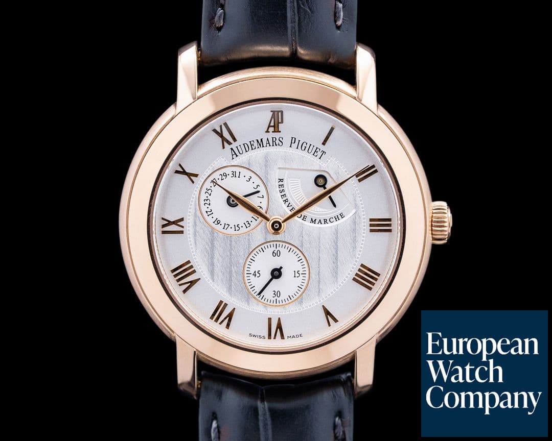 Image of Audemars Piguet 25955OR Jules Audemars 18K Rose Gold Silver Dial