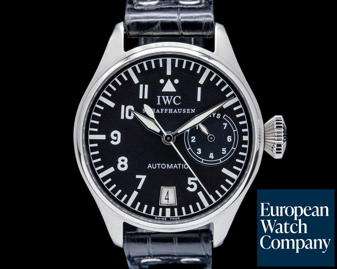 Image of IWC IW500201 Big Pilot's Watch SS Black Dial
