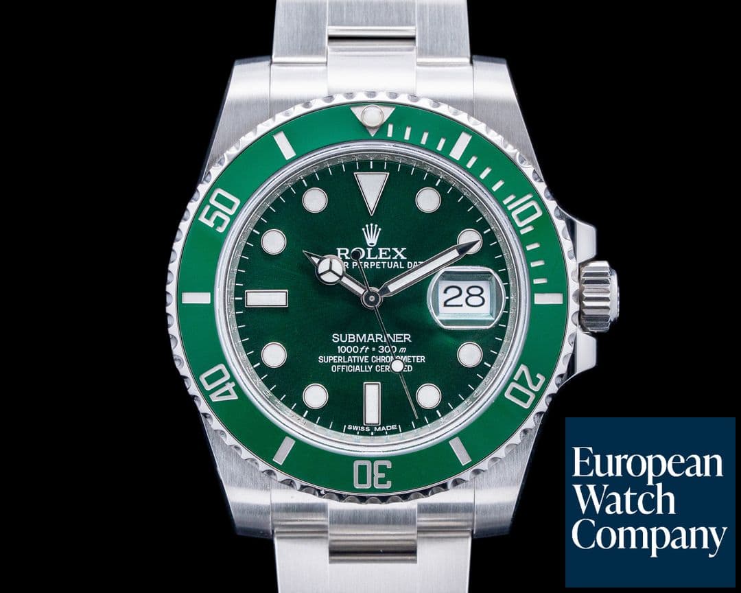 Image of Rolex 116610LV Submariner Date "Hulk" SS Green Dial