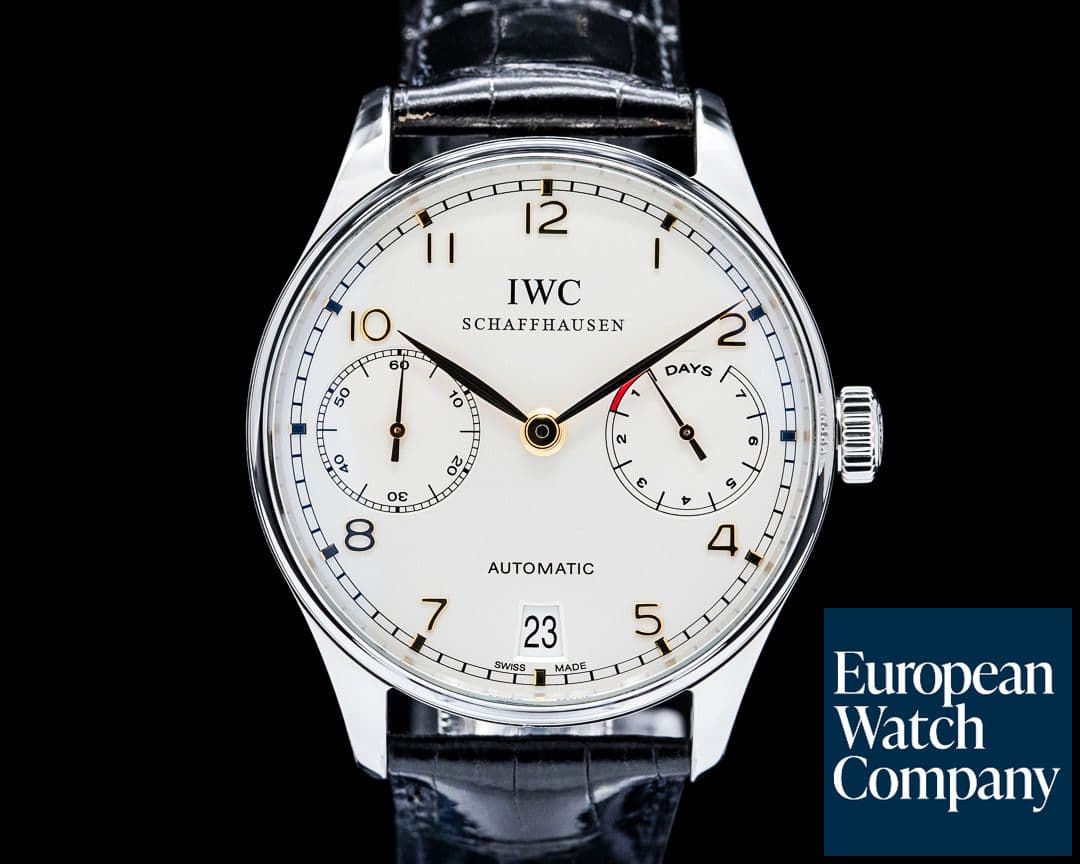 Image of IWC IW500114 Portugieser Automatic SS Silver Dial