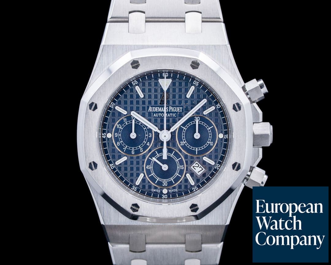 Image of Audemars Piguet 25860ST Royal Oak Chronograph SS Blue Dial