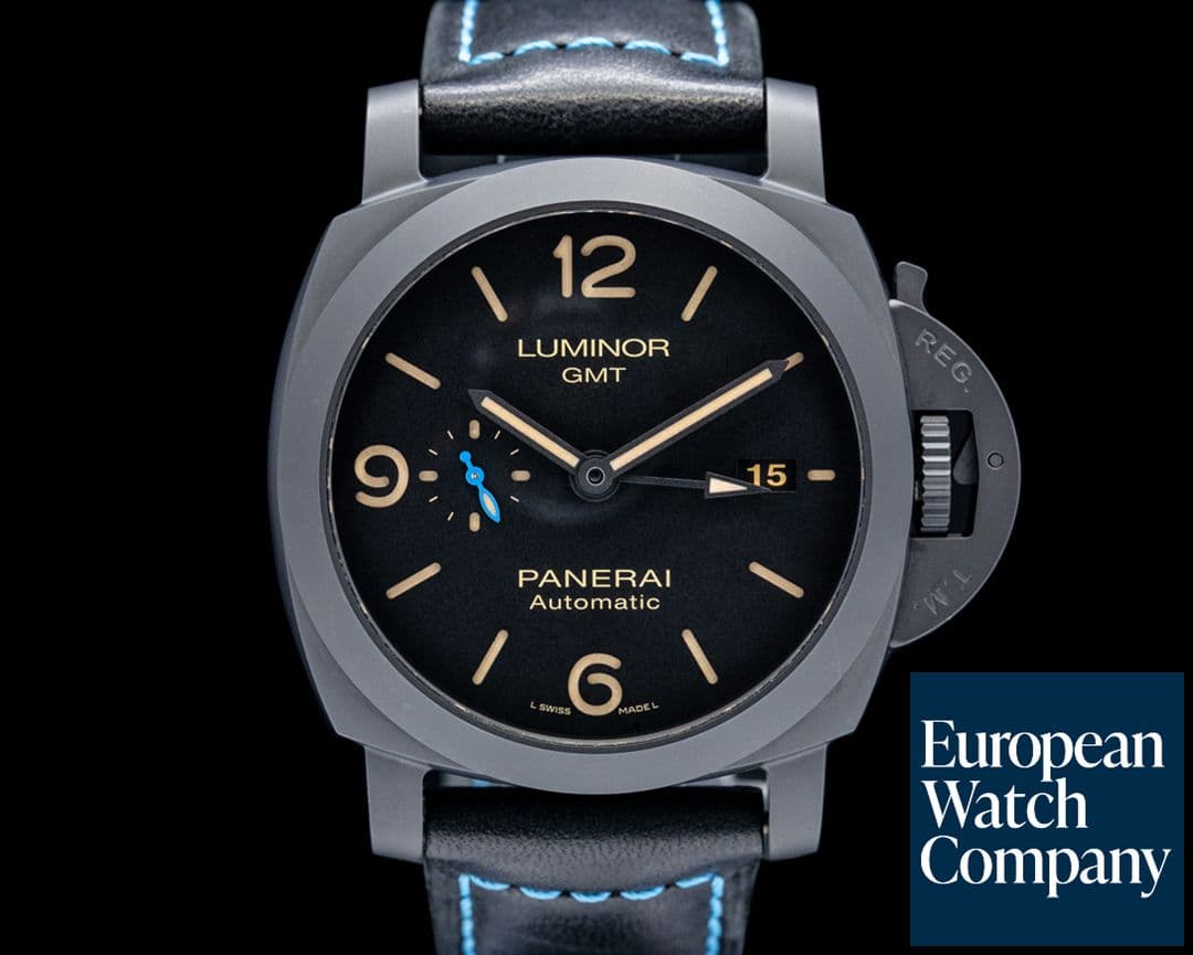 Image of Panerai PAM01441 Luminor GMT Ceramic Black Dial