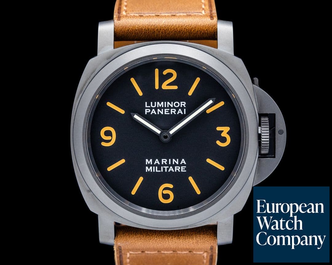 Image of Panerai PAM05218 Luminor Marina Militare DLC Black Dial UNWORN