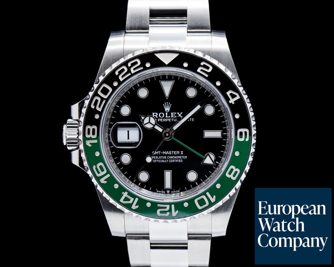 Image of Rolex 126720VTNR GMT-Master II "Sprite" SS Black Dial