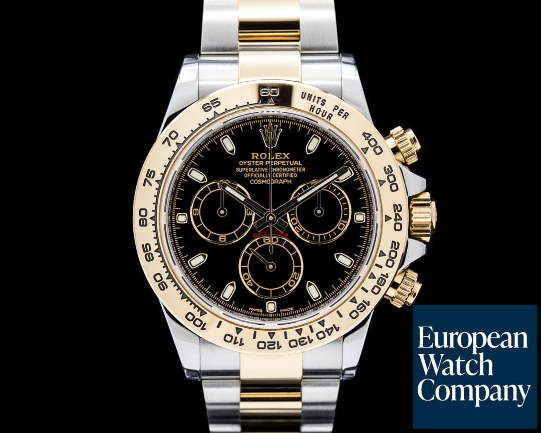 Image of Rolex 116503 Daytona 18K YG / SS Black Dial