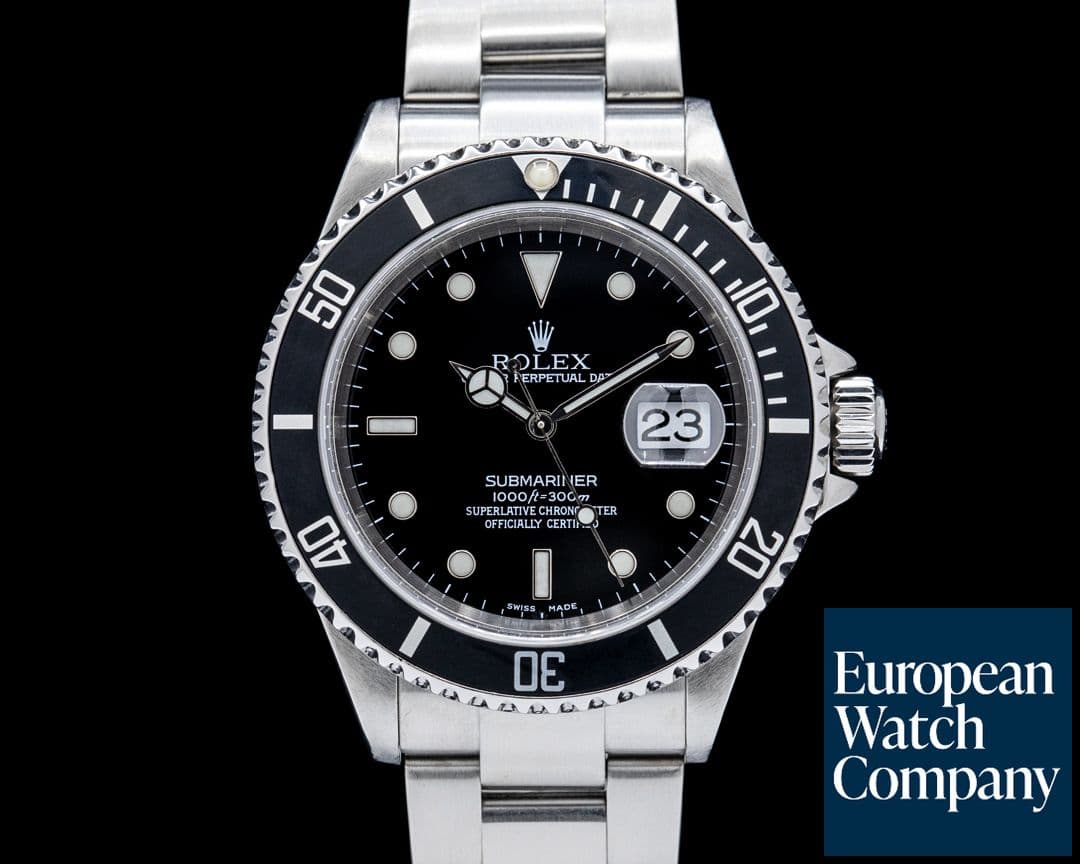 Image of Rolex 16610 Submariner SS Black Dial Circa. 2003