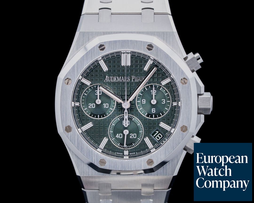 Image of Audemars Piguet 26240ST Royal Oak Chronograph SS Khaki Green Dial