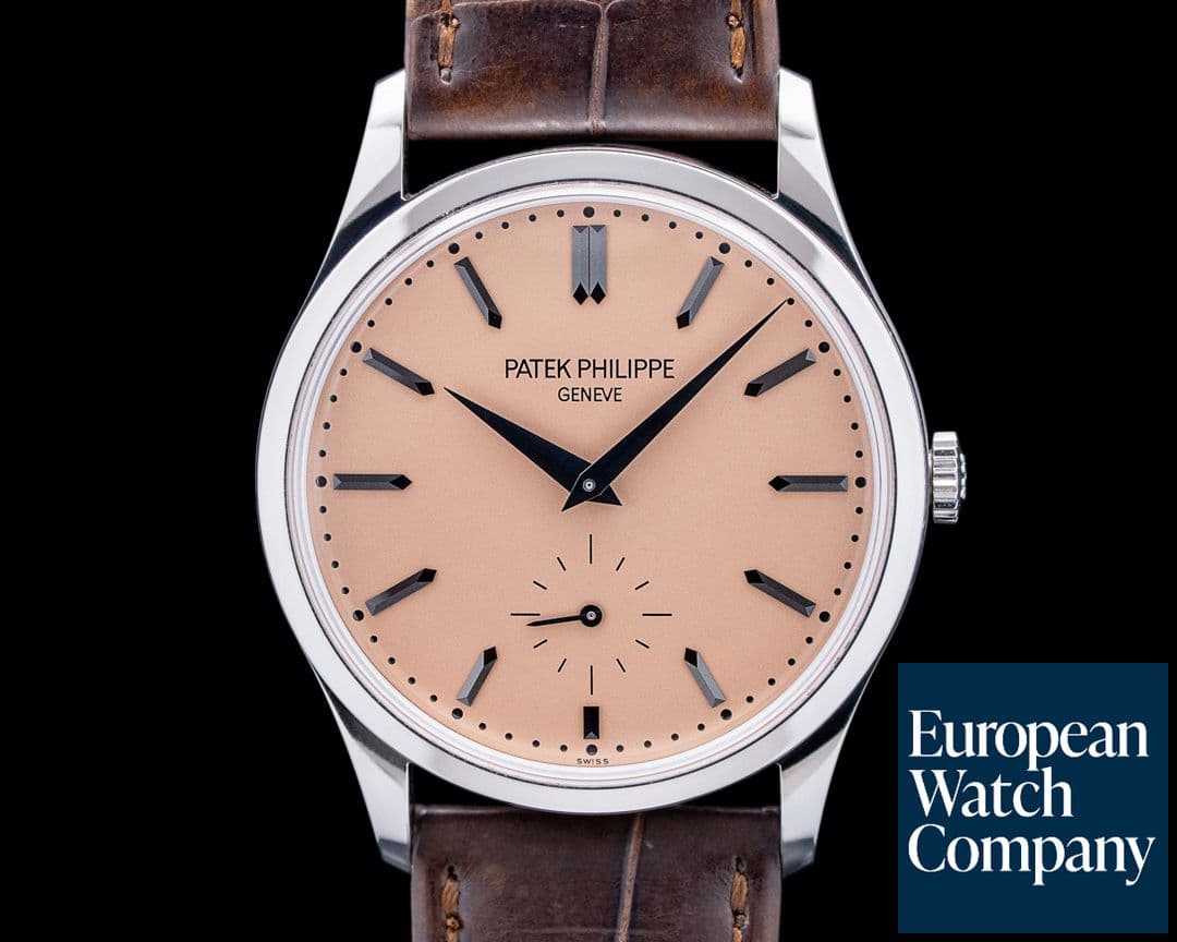 Image of Patek Philippe 6196P-001 Calatrava Platinum Salmon Dial 2025