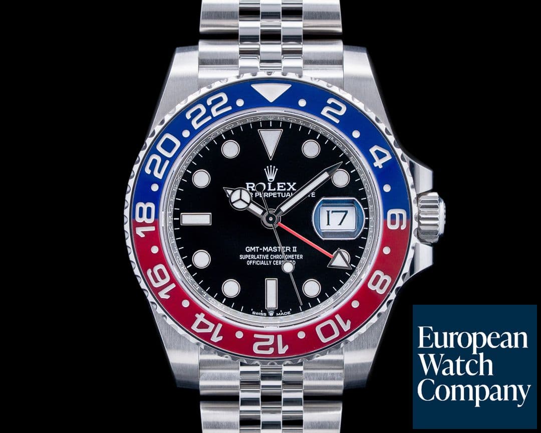 Image of Rolex 126710BLRO GMT-Master II Pepsi Bezel SS Black Dial 2025