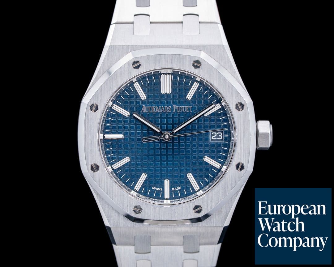 Image of Audemars Piguet 15550ST Royal Oak SS Blue Dial