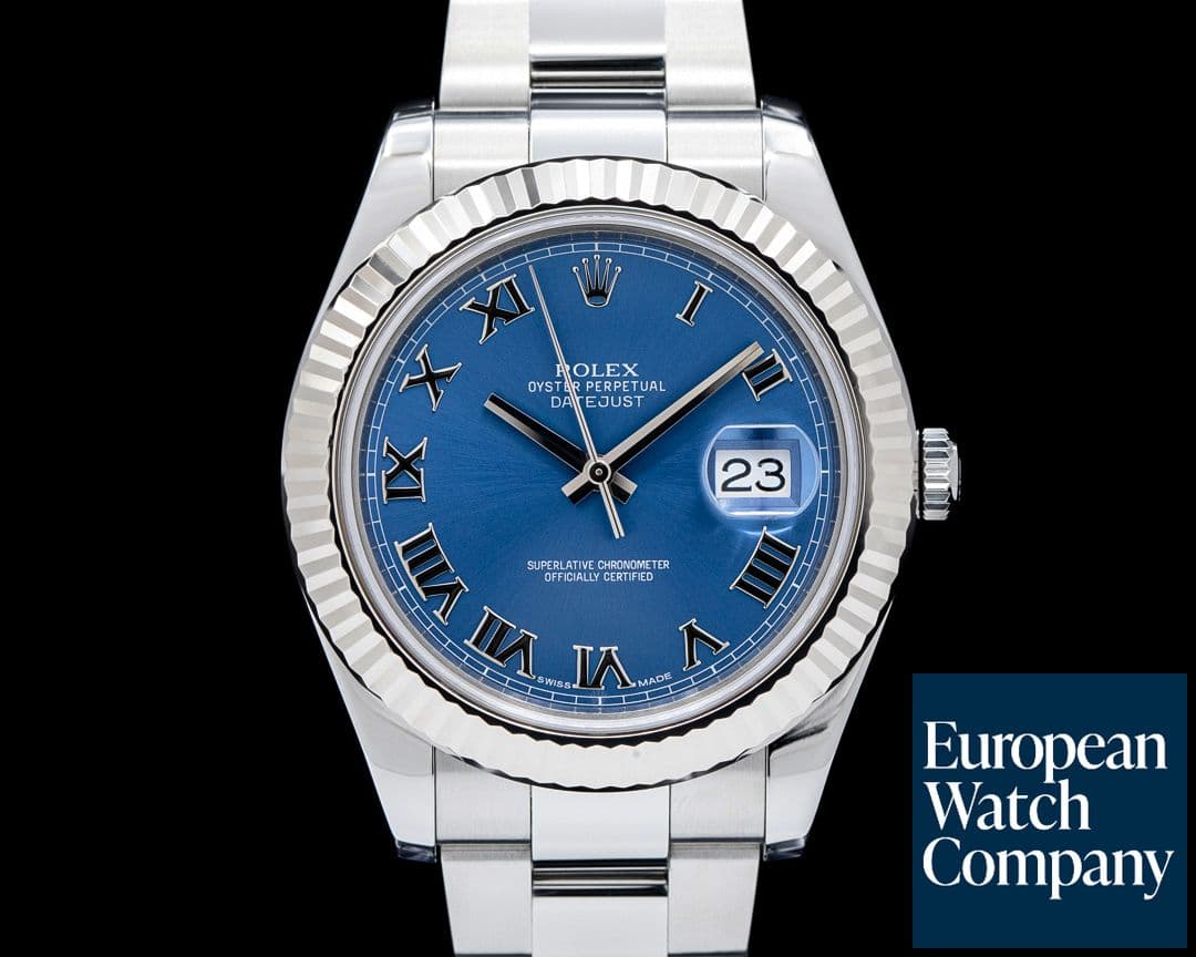 Image of Rolex 116334 Datejust II SS Blue Roman Dial Circa. 2010