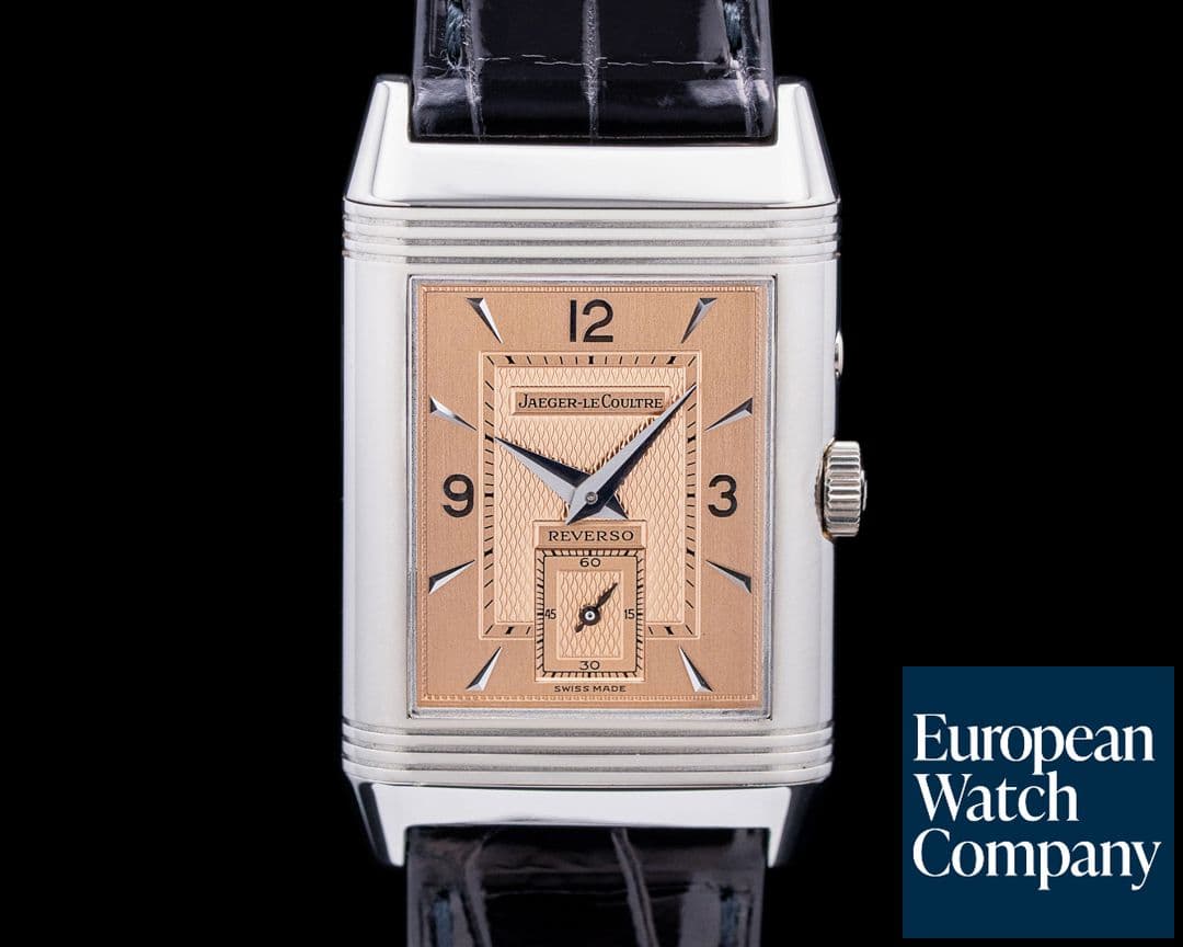 Image of Jaeger-LeCoultre Reverso Duo Face SS / 18K RG Salmon Dial LIMITED