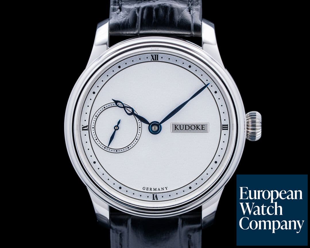 Image of Kudoke 1 HANDwerk 39MM Manual SS Silver Dial