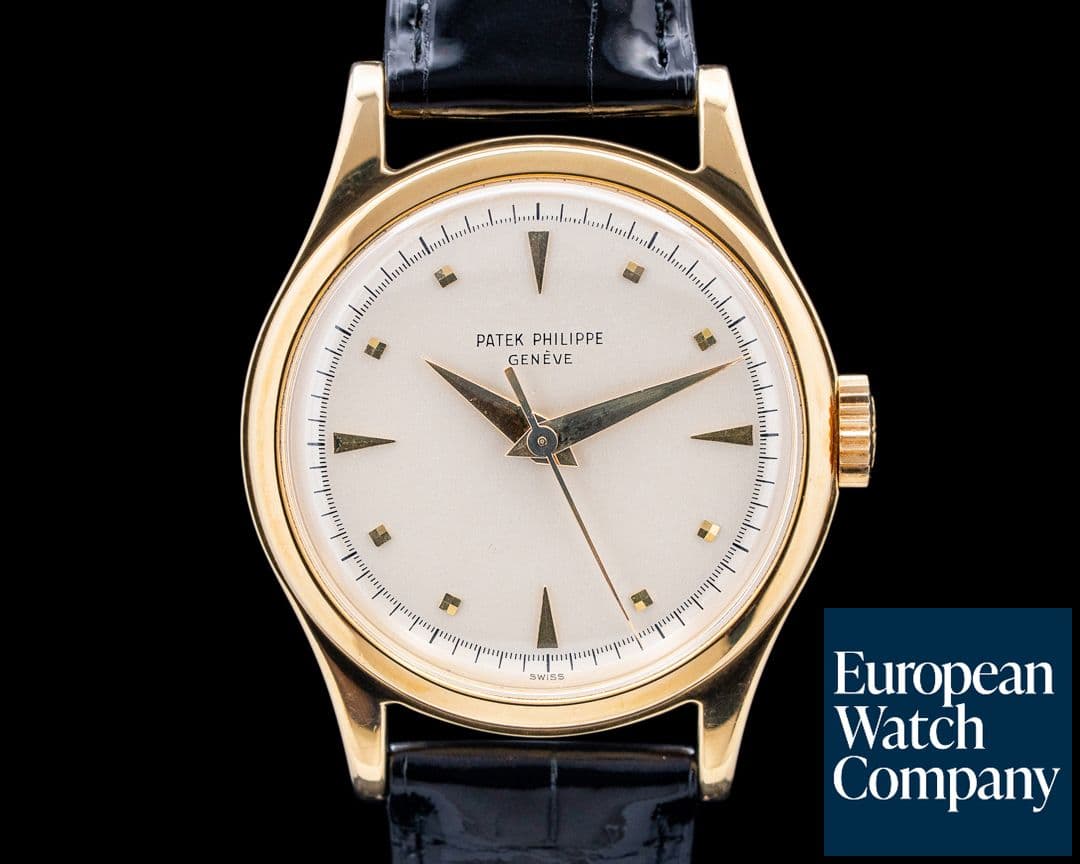 Image of Patek Philippe 2508 Calatrava Manual Wind Center Seconds 18K Yellow Gold Silver Dial