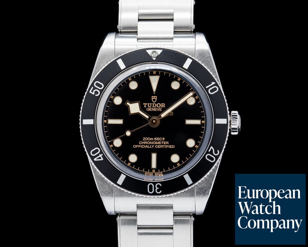 Image of Tudor 79000N Black Bay 54 SS Black Dial