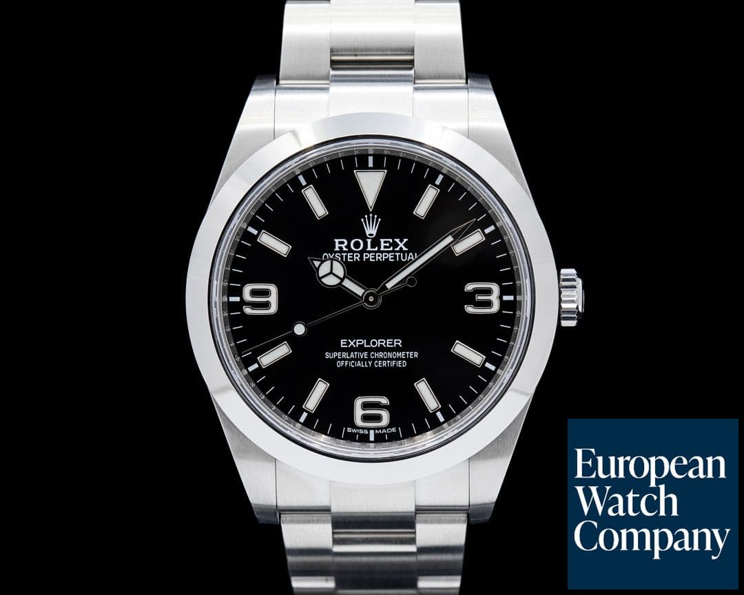 Image of Rolex 214270 Explorer I SS Black Dial