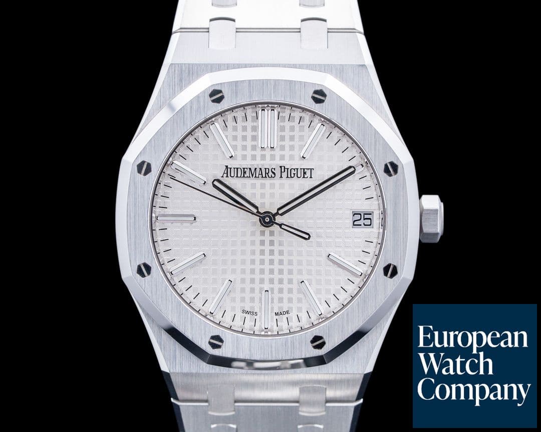 Image of Audemars Piguet 15510ST Royal Oak "50th Anniversary" SS Silver Dial